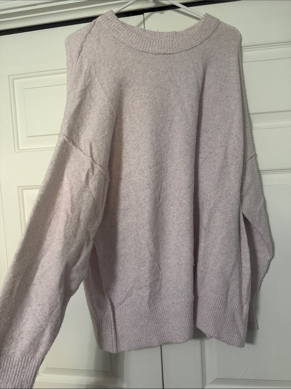 aerie Lavender Lightweight Crewneck Sweater